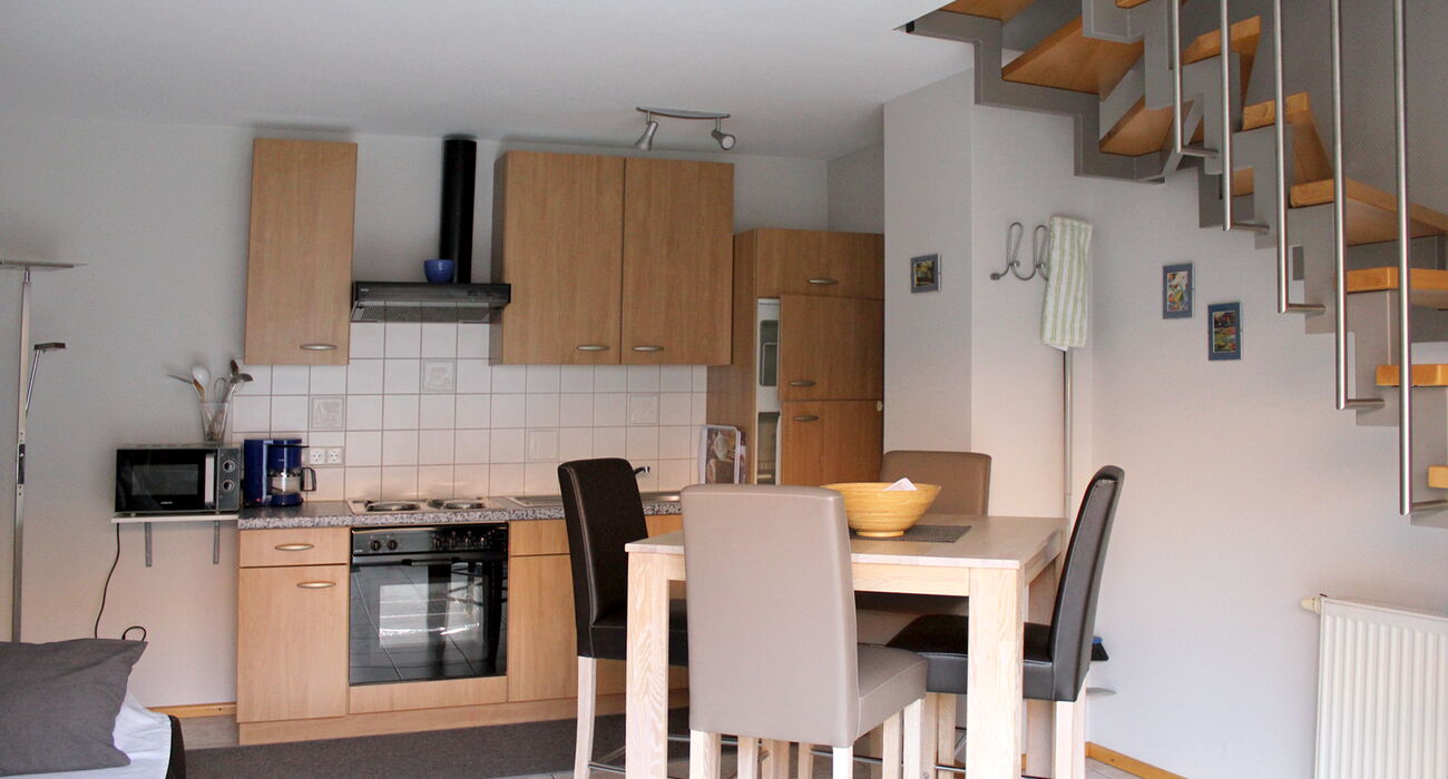 Wohn/Esszimmer – praktisch zum Kochen und Verweilen